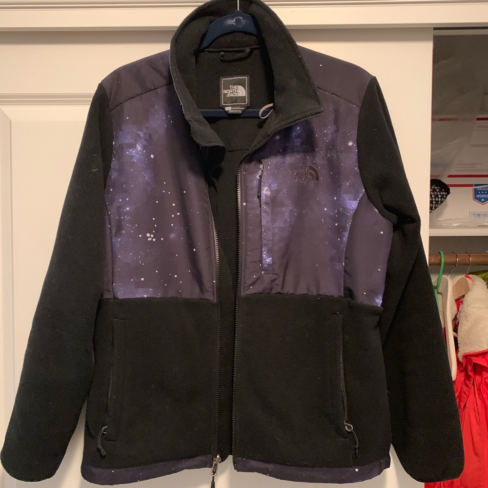 *rare*North Face Denali Fleece with galaxy print